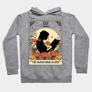 The Banned Book reader tarot card mystical design Hoodie